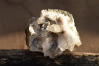 Natural Dog Tooth Calcite On Drusy Quartz Specimen x 1 From Albert's Mountain, Lesotho - TopRock