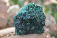 Natural Malachite Specimens x 3 From Congo