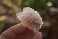 Natural Pale Amethyst Spirit Quartz Clusters x 20 From Boekenhouthoek, South Africa