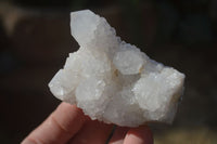 Natural White Cactus Flower Spirit Quartz Specimens x 12 From Boekenhouthoek, South Africa