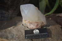 Polished Large Quartz Crystals x 3 From Madagascar