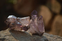 Natural Window Amethyst Crystals  x 35 From Chiredzi, Zimbabwe