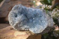 Natural Blue Celestite Specimens  x 2 From Sakoany, Madagascar