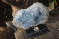 Natural Blue Celestite Specimens  x 2 From Sakoany, Madagascar