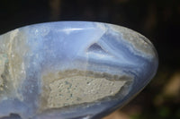 Polished Blue Lace Agate Free Form  x 1 From Nsanje, Malawi - Toprock Gemstones and Minerals 