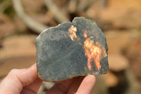 Polished One Side Polished Labradorite Slices  x 12 From Tulear, Madagascar - TopRock