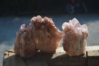 Natural Sugar Amethyst Clusters  x 6 From Zambia - Toprock Gemstones and Minerals 