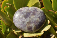 Polished Purple Lepidolite Mica Hearts  x 6 From Madagascar - TopRock