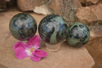 Polished Stromatolite / Kambamba Jasper Spheres  x 3 From Madagascar - TopRock