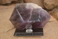 Polished  Stunning Window Amethyst Crystals x 3 From Southern Africa