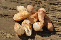 Natural Single Pineapple Quartz Crystals  x 35 From Madagascar - TopRock