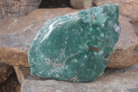 Polished  Large Emerald Mtorolite Plates  x 2 From Zimbabwe