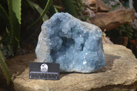 Natural Blue Celestite Geode Specimen  x 1 From Sakoany, Madagascar