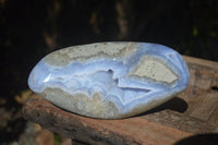 Polished Blue Lace Agate Free Form  x 1 From Nsanje, Malawi - Toprock Gemstones and Minerals 