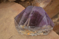 Polished  Stunning Window Amethyst Crystals x 3 From Southern Africa