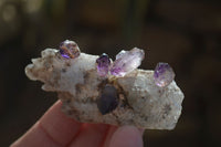 Natural Hand Made Chiredzi Amethyst Conglomerate Specimens x 13 From Chiredzi, Zimbabwe