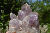 Natural Zambian Amethyst Crystal Clusters x 2 From Mumbwe, Zambia - TopRock