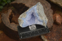 Natural Blue Lace Agate Geode Specimens  x 6 From Nsanje, Malawi - Toprock Gemstones and Minerals 