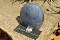 Polished Blue Lazulite Standing Free Forms  x 2 From Madagascar - TopRock