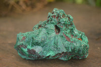 Natural Chatoyant Silky Malachite Specimens  x 6 From Congo