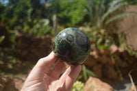 Polished Stromatolite / Kambamba Jasper Spheres  x 3 From Madagascar - TopRock