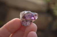 Natural Window Amethyst Crystals  x 35 From Chiredzi, Zimbabwe