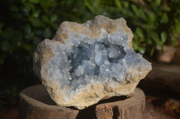 Natural Blue Celestite Specimens  x 2 From Sakoany, Madagascar