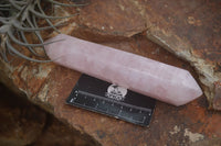 Polished Double Terminated Pink Rose Quartz Points  x 4 From Ambatondrazaka, Madagascar - TopRock