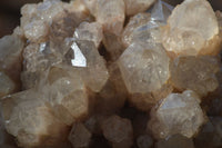 Natural Cascading Smokey Phantom Quartz Clusters x 2 From Luena, Congo