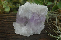 Natural Jacaranda Amethyst Clusters  x 3 From Mumbwa, Zambia - Toprock Gemstones and Minerals 