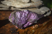 Natural Metallic Purpurite Cobbed Specimens x 12 From Erongo, Namibia