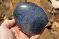 Polished Blue Lazulite Standing Free Forms  x 2 From Madagascar - TopRock