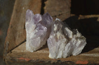 Natural Sugar Amethyst Crystal Clusters  x 24 From Zambia - Toprock Gemstones and Minerals 