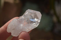 Natural Single Etched Clear Quartz Crystals x 35 From Mpika, Zambia