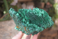 Natural Chatoyant Silky Malachite Specimens  x 3 From Kasompe, Congo