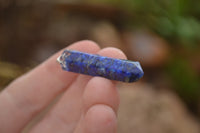 Polished Packaged Hand Crafted Resin Pendant with Lapis Lazuli Chips - sold per piece - From Bulwer, South Africa - TopRock