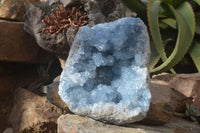 Natural Blue Celestite Geode Specimen  x 1 From Sakoany, Madagascar