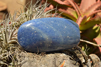 Polished Blue Lazulite Standing Free Forms  x 2 From Madagascar - TopRock