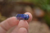 Polished Packaged Hand Crafted Resin Pendant with Lapis Lazuli Chips - sold per piece - From Bulwer, South Africa - TopRock