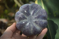 Polished Purple Lepidolite Pumpkin Carvings  x 3 From Zimbabwe - Toprock Gemstones and Minerals 