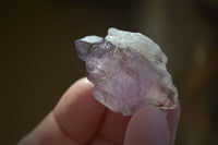 Natural Smokey Window Amethyst Crystals  x 12 From Chiredzi, Zimbabwe