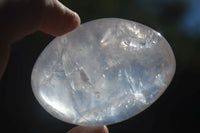 Polished Extra Large Girasol Pearl Quartz Palm Stones  x 8 From Ambatondrazaka, Madagascar - Toprock Gemstones and Minerals 