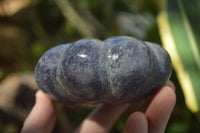 Polished Purple Lepidolite Pumpkin Carvings  x 3 From Zimbabwe - Toprock Gemstones and Minerals 