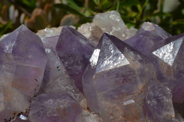 Natural Zambian Amethyst Crystal Clusters x 2 From Mumbwe, Zambia - TopRock