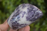 Polished  Lovely Purple Lepidolite Standing Free Forms  x 4 From Zimbabwe