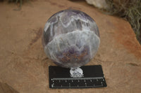 Polished Smokey Flower Amethyst Sphere  x 1 From Madagascar - TopRock