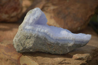 Natural Blue Lace Agate Geode Specimens  x 6 From Nsanje, Malawi - Toprock Gemstones and Minerals 