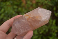 Polished Double Terminated Pink Rose Quartz Points  x 4 From Ambatondrazaka, Madagascar - TopRock