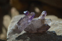 Natural Hand Made Chiredzi Amethyst Conglomerate Specimens x 13 From Chiredzi, Zimbabwe