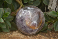 Polished Smokey Flower Amethyst Sphere  x 1 From Madagascar - TopRock